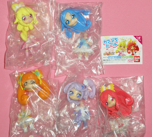  Doki-Doki! Precure capsule .. doll all 5 kind kyua Heart kyuaso- when .a diamond kyua rose takyua Ace figure 