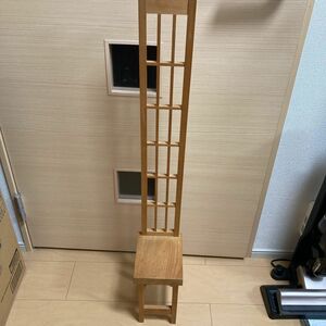 花瓶飾り (木製イス風) 自作物 杉の木使用