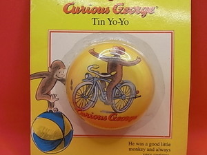 Curious George.... George yo-yo-Tin Yo-Yo Curious George kyu rear s. monkey retro Vintage postage Y220