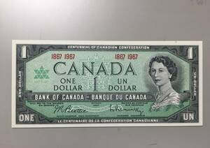 カナダ　1ドル札