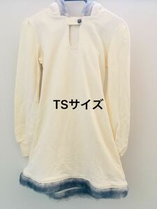 トールサイズ　Sサイズ　tsサイズ　トレーナー　チュニック　フード　フェイクファー　ヒョウ柄