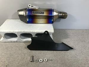 管理番号01729　BEAMS　ビームス　CORSA-EVOⅡ　GSX-S1000/S1000F　（EBL-GT79A）　スリップオン　マフラー　サイレンサー