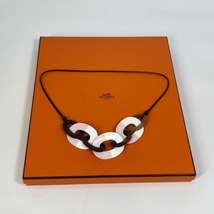 HERMES エルメス アクセサリー ディップ ダイ ネックレス ネックレス バッファローホーン ピンク レディース【中古】_画像9