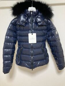 送料無料 未使用 MONCLER BADY FUR モンクレール バディ ファー ネイビー 3 ダウンジャケット ダウン コート ブルゾン 正規品