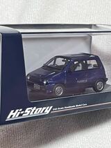 ハイストーリー HS289BL 1/43 ホンダ シティ ターボII 1983 トニックブルーメタリック　美品 ブルドック_画像2