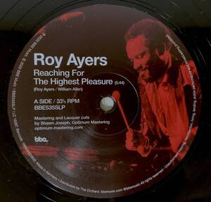 10inch★Roy Ayers『Reaching The Highest Pleasure / I Am Your Mind (Pepe Bradrock Remix)』★Jazz Funk, Disco, House★★