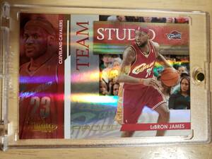 (#23/199) 199枚限定 2009 -10 Panini Studio Team LEBRON JAMES / レブロン ジェームズ (Jersey# 1/1) Shaquille O'Neal