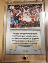 SSP 2012 -13 Panini Prizm Silver Finalists LEBRON JAMES / レブロン ジェームズ Refractor Holo _画像6