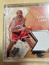 SP 2004 -05 UD SPX Winning Materials LEBRON JAMES Jersey / レブロン ジェームズ _画像3