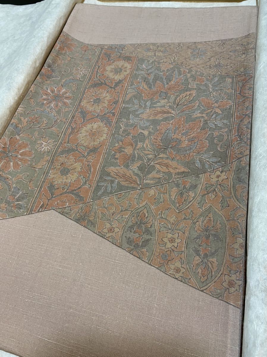 国内正規品 ☆新品未使用☆ 西陣 京藝謹製 袋帯 「トルキー華更紗文様