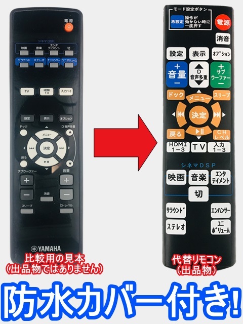 PayPayフリマ|【代替リモコン19】防水カバー付 SONY RMT-300 互換 ...