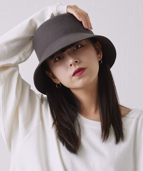 bocodeco×AIVER ME フェルトオーバーバケットハット ボコデコ hat ハット