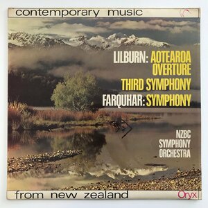 LP/ J・ホプキンズ、J・マテウッチ、NZ交響楽団 / D・リルバーン：序曲「アオテアロア」、交響曲第3番 他 / UK盤 ORYX-1900 1107