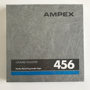 オープンリールテープ 7号リール 未開封 AMPEX 456 GRAND MASTER STUDIO MASTERING AUDIO TAPE 元箱付き