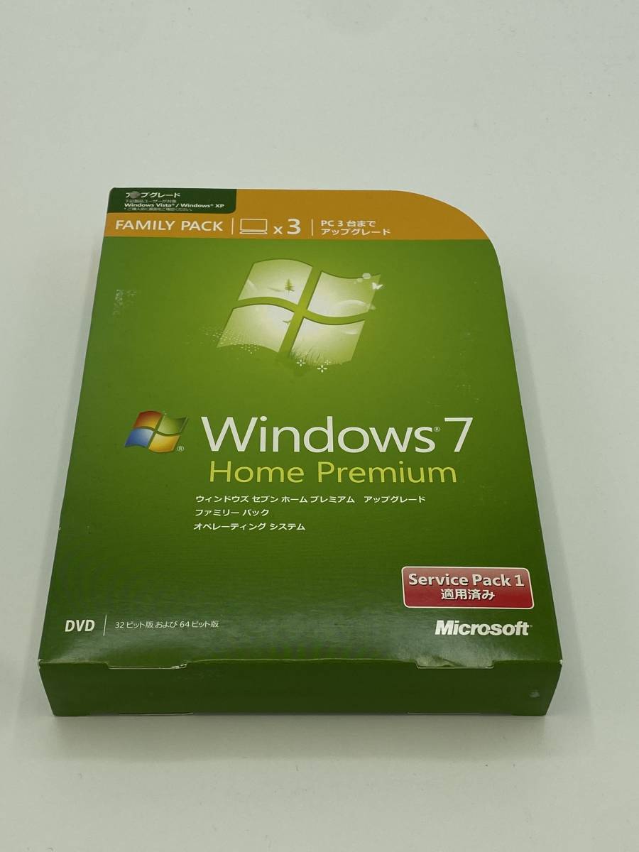 マイクロソフト Windows 7 Home Premium アップグレード版