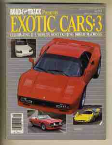 【c9590】1985年 EXOTIC CARS:3 [ROAD&TRACK]／フェラーリテスタロッサ、ランボルギーニジャルパ、ケーニッヒ フェラーリ512BBiターボ、...