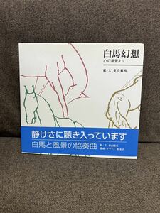 Art hand Auction 白馬幻想 心の風景 絵･文 東山魁夷 USED, 絵画, 油彩, 自然, 風景画