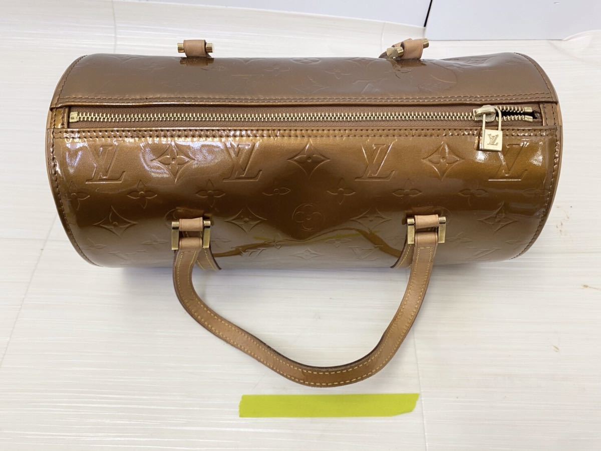 LOUIS VUITTONルイヴィトン ハンドバッグ モノグラム ヴェルニ パピヨン ハンドバッグ VI0061 ベッドフォード エナメルレザー