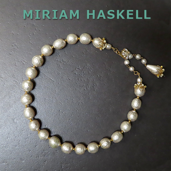 ☆美品 希少 レア MIRIAM HASKELL ミリアム ハスケル ゴールド