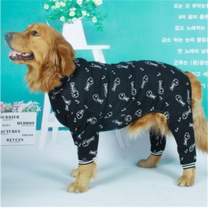 ★☆【大人気!!激安!!】 かわいい わんちゃん 大型犬用 ドッグ パーカー 犬 セーター コート ブラック☆★