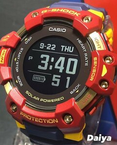 国内正規品 新品 腕時計 CASIO カシオ G-SHOCK Gショック G-SQUAD ジースクワッド FCバルセロナ コラボモデル ソーラー モバイルリンク