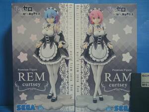 [送料無料] Re:ゼロから始める異世界生活 レム&ラム Curtsey フィギュア