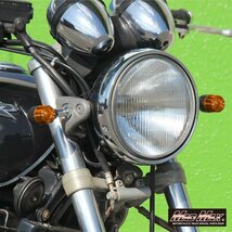 MADMAX バイク用品 汎用 丸形ミニヨーロピアンウィンカー ブラック/オレンジ 2個SET/HONDA KAWASAKI SUZUKI YAMAHA カスタム【送料800円】_画像4