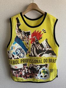 [TACHIKARA] graphic bib s Brazil manner soccer futsal etc. pi stereo 90stachikala