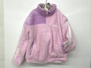  new goods # Adidas adidas Kids .... jacket 150 pink × purple HM9585 warm 