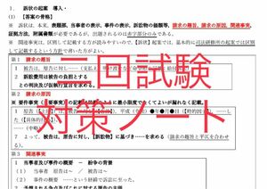 二回試験　司法修習　全科目　まとめノート　伊藤塾　アガルート 司法試験　予備試験