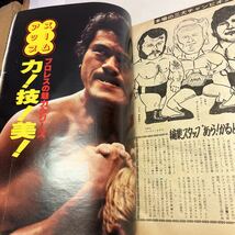 ★送料無料★ デラックス・プロレス 創刊号 1978年10月号 ELUXE プロレス 仮面貴族 M・マスカラ アントニオ猪木 ※ピンナップ欠品 ♪GM09_画像8