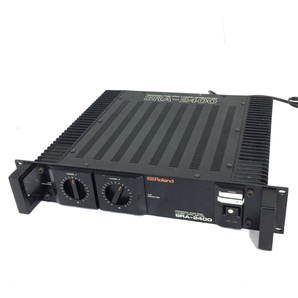 Roland SRA-2400 パワーアンプ ステレオ オーディオ機器 通電確認済みの画像1