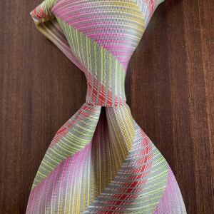 MISSONI Missoni necktie green stripe 