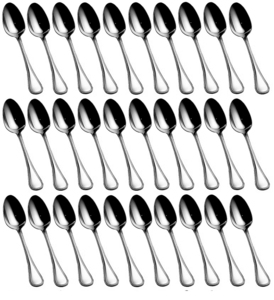 * Lucky wood French accent coffee spoon 30ps.@ high class stainless steel 18-10 use made in Japan new goods 