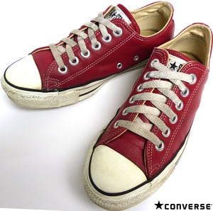 1990年代 USA製 コンバース / CONVERSE ALLSTAR LOWオールスター レザー スニーカー US5(23.5cm相当)16h-1-030