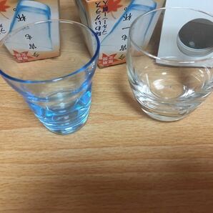月桂冠★かおりグラス 一個&味わいグラス ブルー二個 清酒についていたミニグラスの画像2