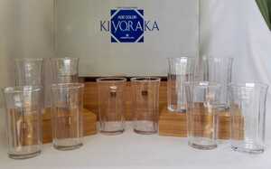 [未使用]ADERIA COLOR GLASS アデリアカラーグラス　10客　タンブラー ★02V-488 