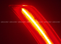 【即納/スモーク】16y- シボレー カマロ LED ライナー サイドマーカー フロント アンバー オレンジ/リア レッド 4個セット(1台分)_画像8