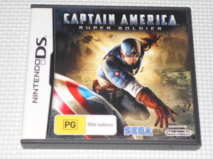 DS★CAPTAIN AMERICA SUPER SOLDIER 海外版★箱付・説明書付・ソフト付