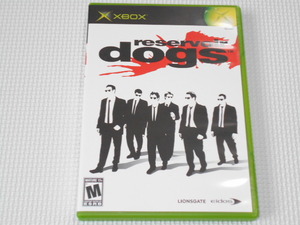 xbox*reservoir dogs overseas edition * box attaching * instructions attaching * soft attaching 