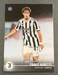 2021 Topps Juventus Team Set Fabio Miretti 17 RC Rookie ミレッティ　ルーキー　ユヴェントス