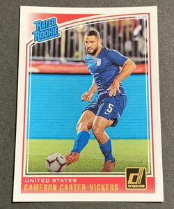 2018-19 Panini Donruss Rated Rookie Cameron Carter-Vickers No.197 RC United States ヴィッカース　ルーキー　アメリカ