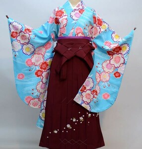  кимоно hakama комплект Junior для . исправление 135cm~143cm 100 цветок .. новый товар ( АО ) дешево рисовое поле магазин NO29569-02