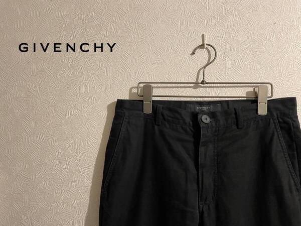 ◯ GIVENCHY グレンチェック パンツ / ジバンシー ストレート ブラック 黒 40 Mens #Sirchive