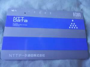 使用済み　ユーカード500円　U-CARD　NTT　DaTa　NTTデーター通信株式会社　