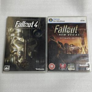 ※ジャンク品 PC Windows fall out4＋fall out new Vegas ultimate Edition 北米版 2本セット フォールアウト