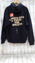 T535-169♪【80】Coctus Jack Trauis Scott Mc Donald's Apple pie Hoodie Lサイズ ブラック_画像2