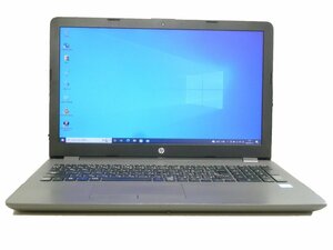 ジャンク 無線LAN WEBカメラ搭載 HP 250G6 第6世代 i3 6006U 2GHz! 8GB 起動高速 m.2SSD 256GB DVDマルチ Windows10pro 傷割れw487