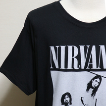 アメリカ購入 新品 NIRVANA ニルヴァーナ Bathroomフォトプリント Tシャツ 黒 XL_画像2
