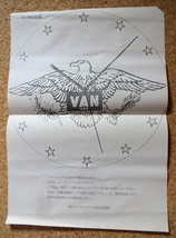 VANJAC VANノベルティ　VANイーグルクロック 1988 FALL & WINTER SALES CONFERENCE　レアグッズ_画像5